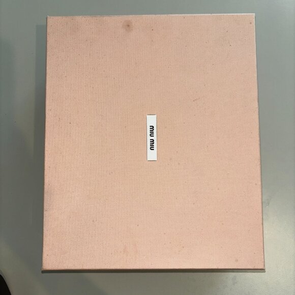 Miu Miu Blue Leather Platform Tassel Loafers Heels Size 37 - Picture 6 of 7